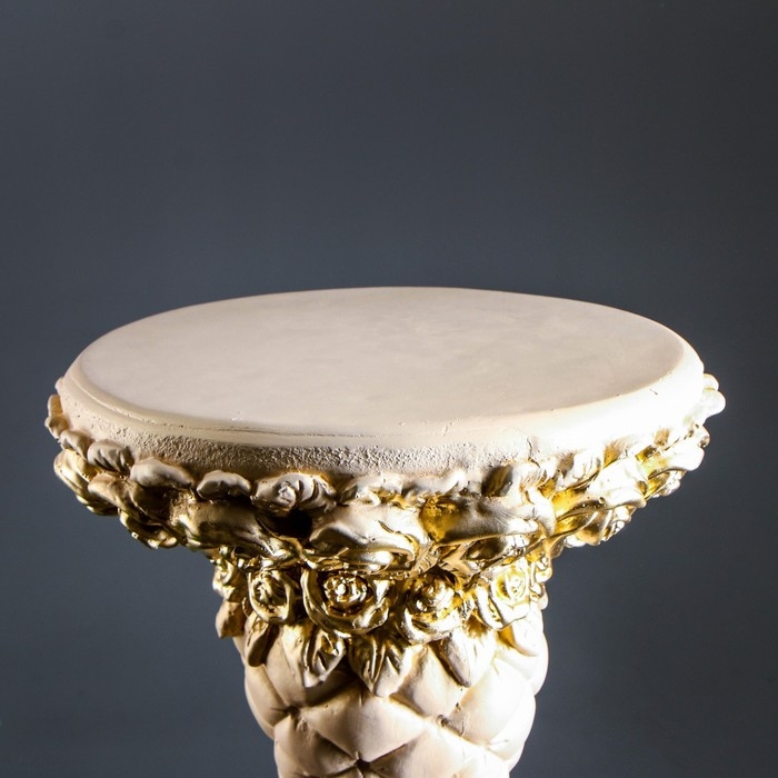 Колонна Колонна "Розы" слоновая кость, 85х40х40см