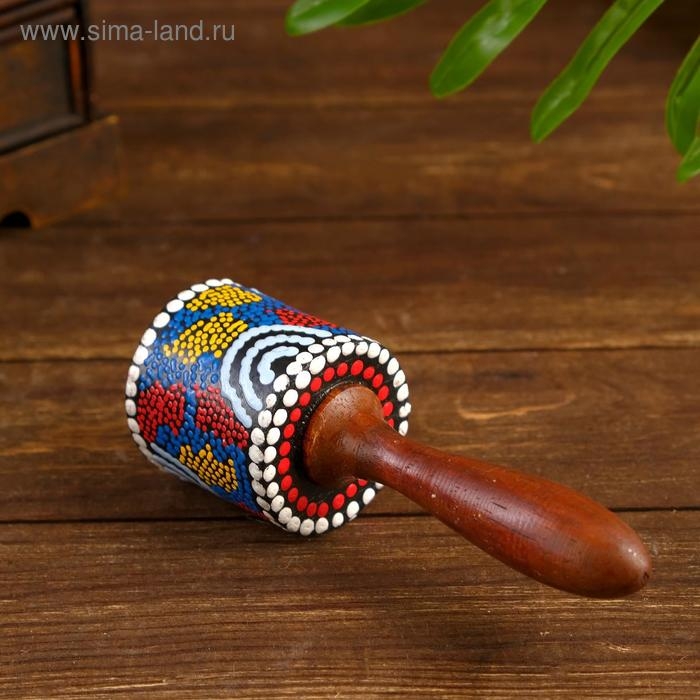 Сувенирный музыкальный инструмент Маракас "Энергия" 7,5х7,5х18 см