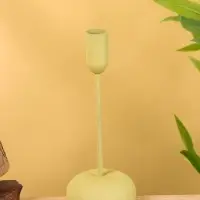 Подсвечник на 1 свечу текстурный "Олива" 8х8х20 см