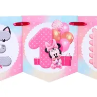 Гирлянда на ленте &laquo;Мне 1 год&raquo; с местом для фото, длина 176 см, Минни Маус