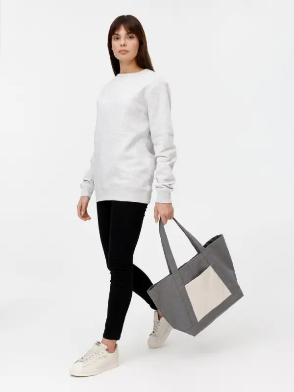 Шопер Shophop, серый с неокрашенным