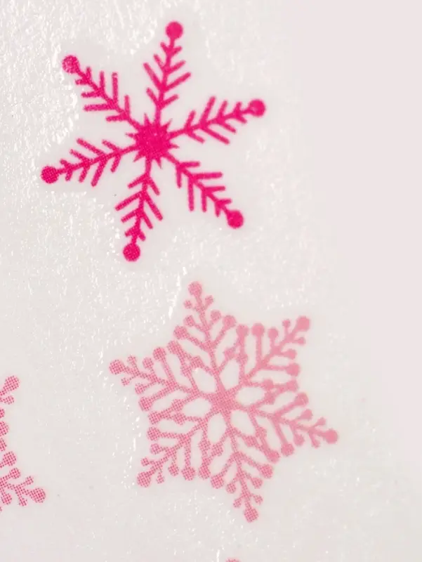 Слайдеры для ногтей &laquo;Снежинки&raquo;, розовые