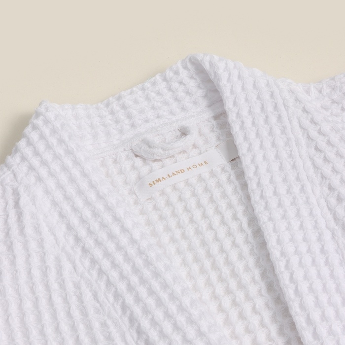 Халат вафельный мужской SL HOME: Boho Халат вафельный мужской SL HOME: Boho "Блан де Блан", размер XL, 100% хлопок, 280 г/м2