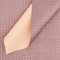 Плёнка матовая &laquo;Серебристый горох&raquo; песочный, бобовый, 0.58&times;0.58 м