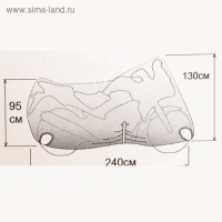 Чехол на мотоцикл Стилс М-028, размер L