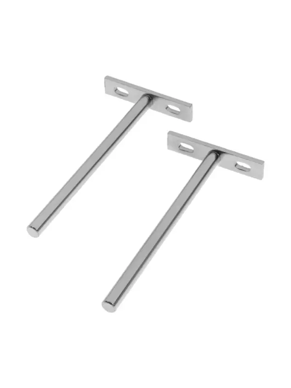 Полкодержатель CAPPIO PS002, скрытого монтажа, 67х145 мм, набор 2 шт