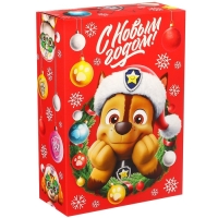 Коробка подарочная, "С Новым годом", 16 х 23 х 7,5 см, Щенячий патруль Коробка подарочная, "С Новым годом", 16 х 23 х 7,5 см, Щенячий патруль