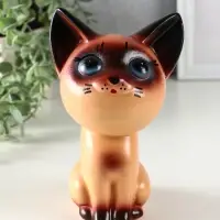 Копилка "Котёнок сиамский", 19,5х12х12,5 см