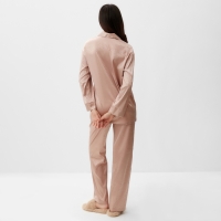 Пижама женская (рубашка, брюки) KAFTAN "Леопард", золотой, р.40-42