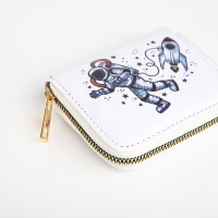 Кошелёк на молнии, цвет белый Кошелёк на молнии, цвет белый