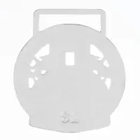 Медаль призовая серебро, d=3.5 см, 2 место, без ленты