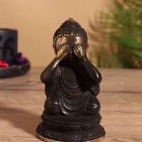 Сувенир бронза "Будда" 6х6х11 см
