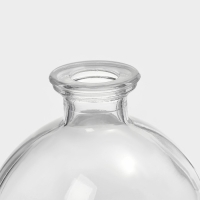 Банка стеклянная для хранения сыпучих продуктов Доляна &laquo;Парфе&raquo;, 220 мл, 9&times;9&times;10 см, с пробковой крышкой