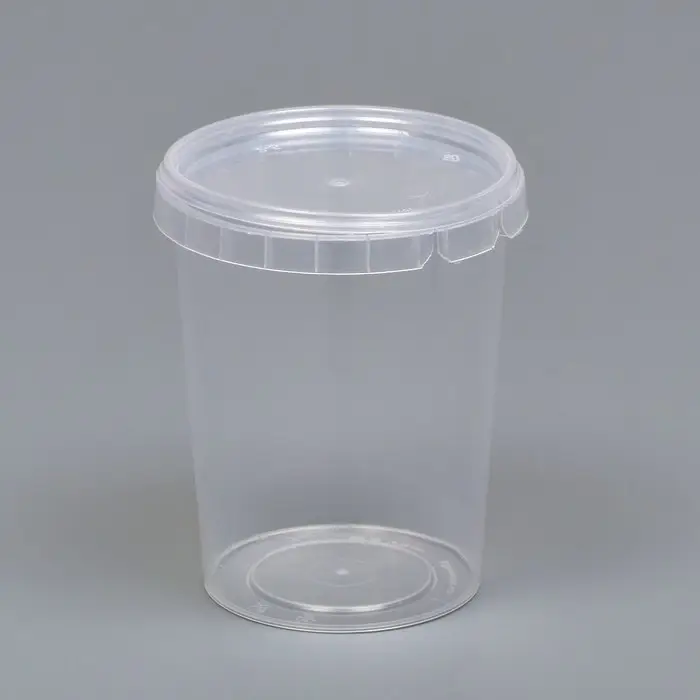 Банка круглая ПП "Бочка", 520 мл