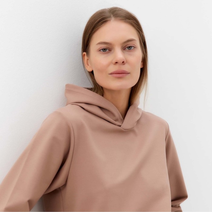 Толстовка женская, цвет бежевый, размер 48 Толстовка женская, цвет бежевый, размер 48