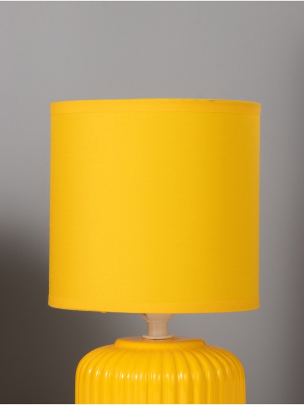 Лампа настольная "Муза" 40Вт Е14 желтый 13х13х23см