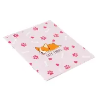 Тетрадь для скетчей А5, 16 листов Lazy corgi, обложка мелованный картон, блок 100 г/м2