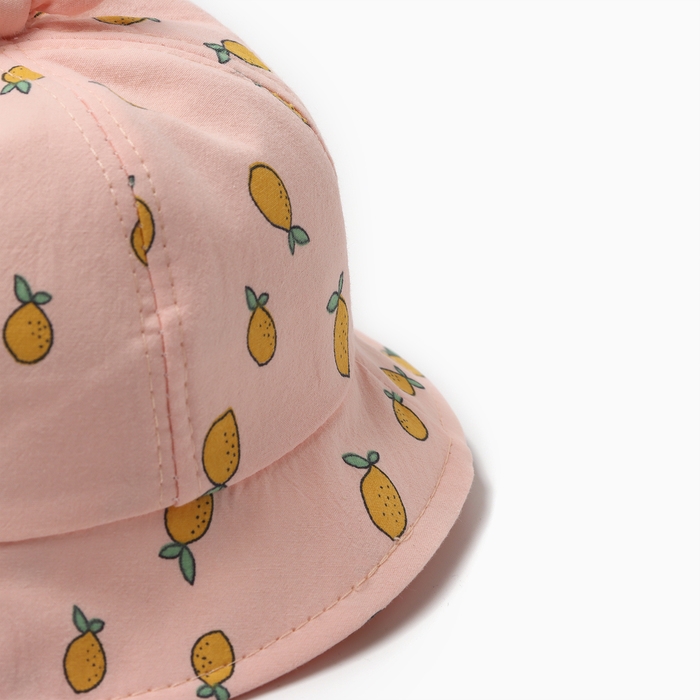 Панама детская  "Лимончик" MINAKU, цвет персиковый, р-р 46