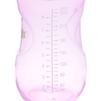 Бутылочка для кормления с наклейками &laquo;Juicy&raquo; от 0 мес., 250 мл., цвет фиолетовый, M&B