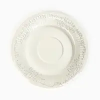 Тарелка одноразовая бумажная &laquo;Керамика белая, узоры&raquo;, 18 см
