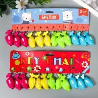 Фонарик свет на кольце "Рыбка"светит  МИКС 5х1,7х3 см