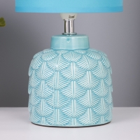 Лампа настольная "Исида" 1х40Вт Е14 голубой 14х14х28см Лампа настольная "Исида" 1х40Вт Е14 голубой 14х14х28см