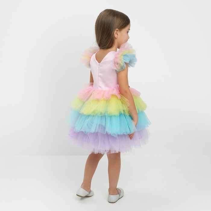 Платье детское "Радуга" KAFTAN р. 34 (122-128 см)