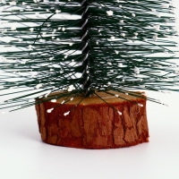 Новогодний декор &laquo;Ёлочка зелёная в снегу&raquo;, 8 &times; 8 &times; 15 см