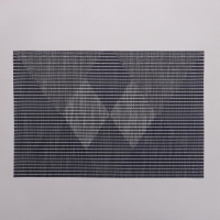 Салфетка сервировочная на стол &laquo;Ромбы&raquo;, 45&times;30 см, цвет синий