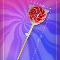 Карамель леденцовая новогодняя Lenco, &laquo;Диск&raquo;, земляника, тутти-фрутти, манго, 20 г