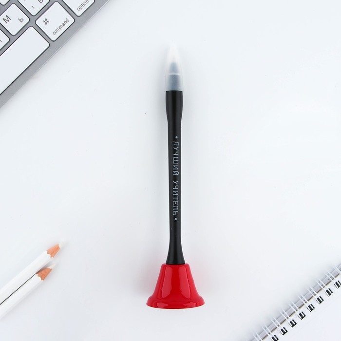 Подарочный набор &laquo;Учителю: Спасибо за знания&raquo;: ежедневник и ручка-колокольчик