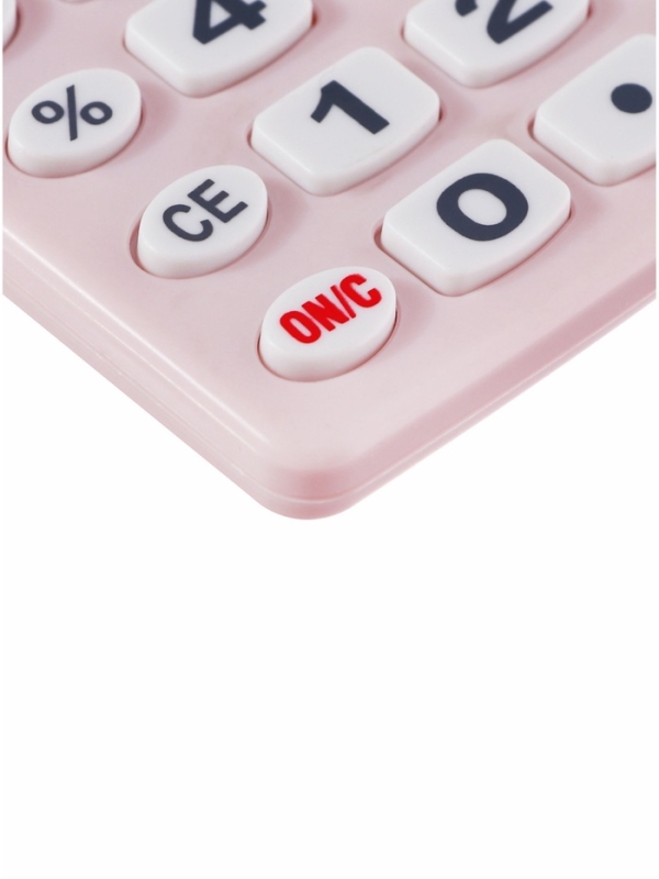 Калькулятор настольный 08-разрядный, розовый