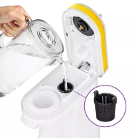 Кофеварка Kitfort KT-7122-3, капсульная, 800 Вт, 0.36 л, бело-жёлтая Кофеварка Kitfort KT-7122-3, капсульная, 800 Вт, 0.36 л, бело-жёлтая