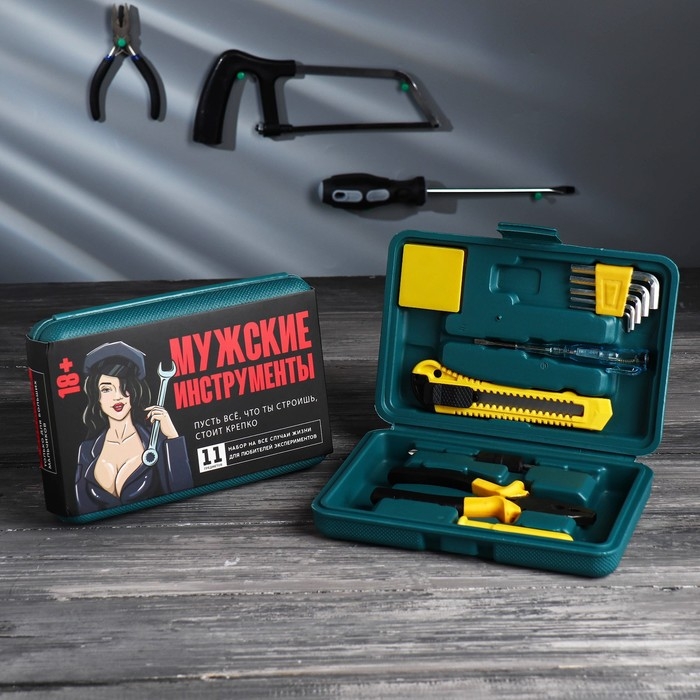 Набор инструментов в кейсе &laquo;На все случаи жизни&raquo;, универсальный, 11 предметов