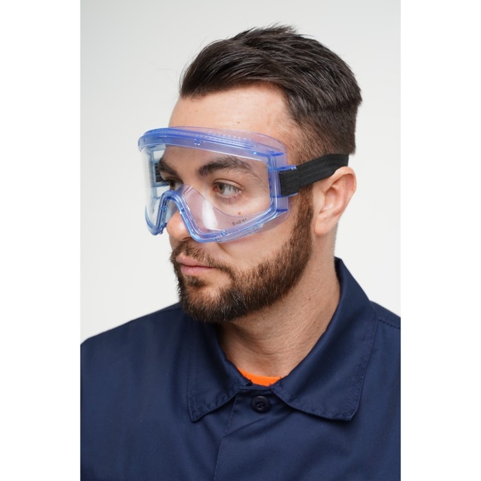 Очки защитные закрытые с прямой вентиляцией ЗП2 PANORAMA super (PС) поликарбонат Очки защитные закрытые с прямой вентиляцией ЗП2 PANORAMA super (PС) поликарбонат