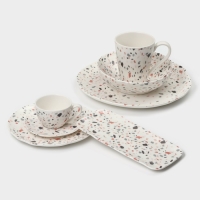 Набор салатников фарфоровых Magistro Terazzo, 1,4 л, 20&times;9 см, 2 шт