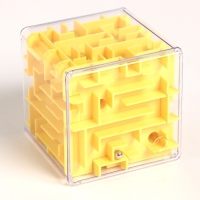 Головоломка &laquo;Лабиринт&raquo;, цвет жёлтый