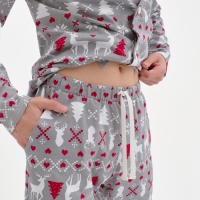 Пижама новогодняя мужская KAFTAN &laquo;Скандинавия&raquo;, размер 54