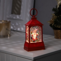 Светодиодная фигура &laquo;Дед Мороз&raquo; 7.5 &times; 13 &times; 4.3 см, пластик, батарейки АААх2 (не в комплекте), свечение тёплое белое