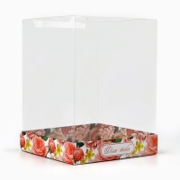Коробка для кондитерских изделий &laquo;Нежность&raquo;, 15 х 15 х 20 см