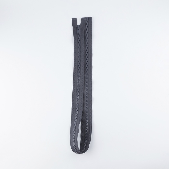 Молния &laquo;Трактор&raquo;, №8, разъёмная, замок автомат, 90 см, цвет тёмно-серый