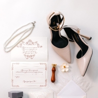 Бусы 3 яруса &laquo;Рошель&raquo; капля, шар №12, цвет белый в серебре, L=42 см