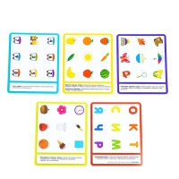 Развивающий набор &laquo;Дуй на мяч&raquo;, игровая основа, шарики, набор карточек