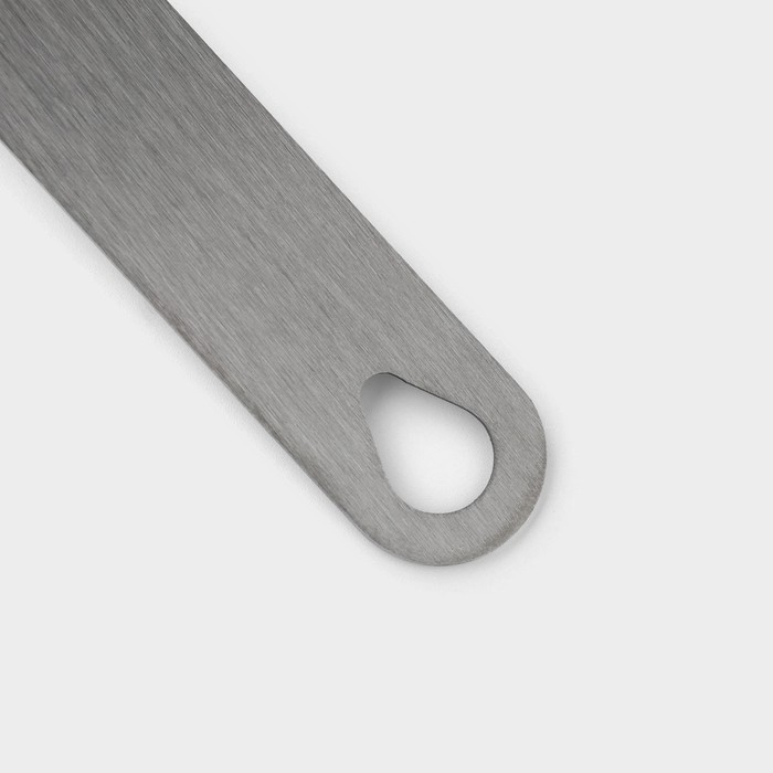 Лопатка кондитерская KONFINETTA, 20,5&times;4 см, рабочая часть 6&times;4 см, цвет серебристый