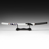 Сувенирное оружие &laquo;Катана Иайта&raquo; 103 см, белые ножны с синим драконом