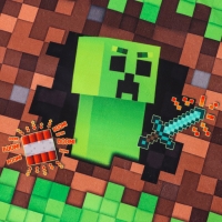 Сумка детская &laquo;Майнкрафт&raquo;, 35 &times; 30 см, цвет зелёный