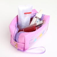 Косметичка на молнии, цвет сиреневый Косметичка на молнии, цвет сиреневый