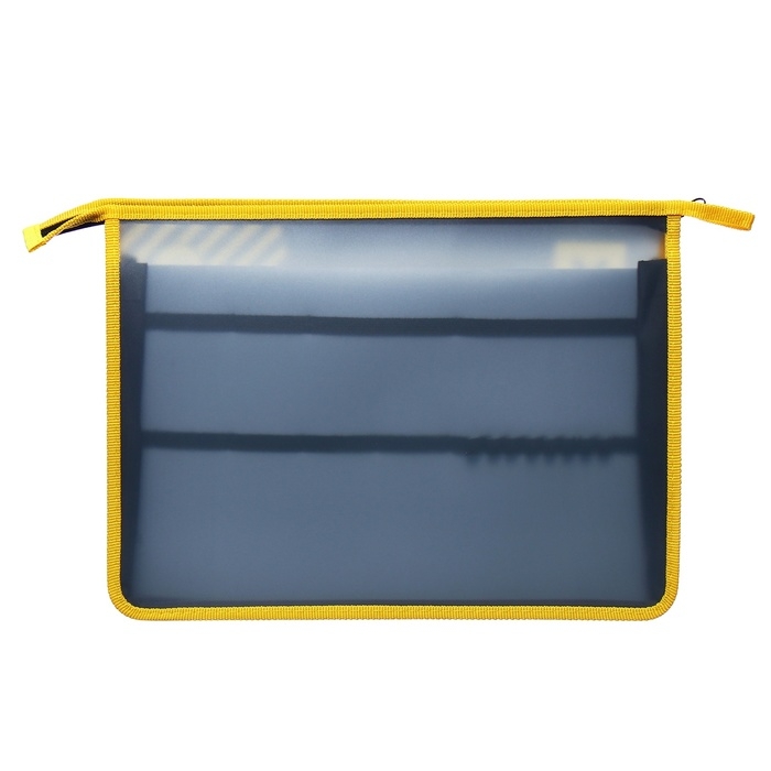 Папка для тетрадей А4, 340 х 245 х 75 мм, 2 отделения, молния сверху, пластиковая, Hatber Папка для тетрадей А4, 340 х 245 х 75 мм, 2 отделения, молния сверху, пластиковая, Hatber "Влад А4"