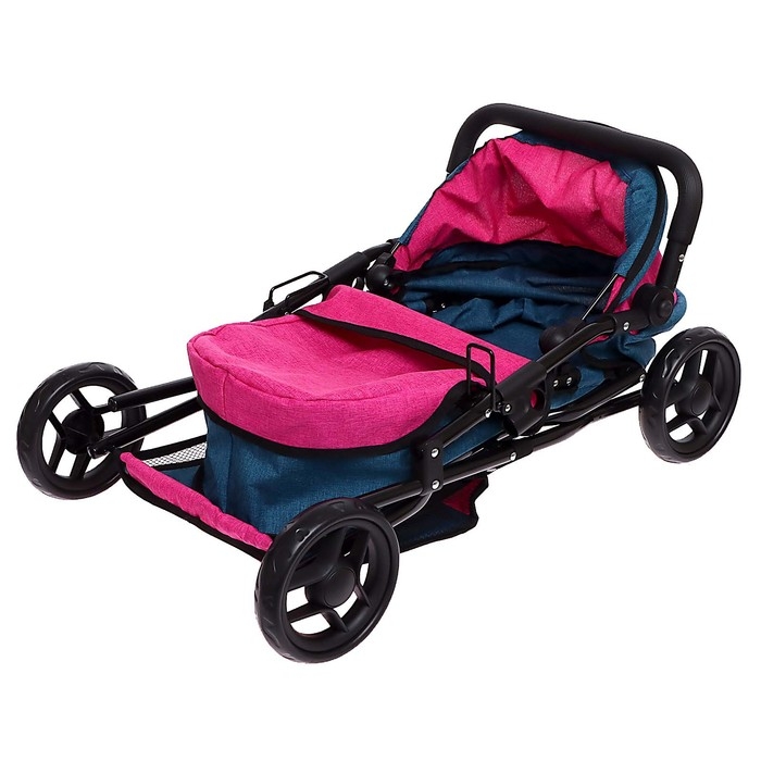 Коляска для кукол универсальная, с корзиной, металл Коляска для кукол универсальная, с корзиной, металл