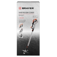 Пылесос BRAYER 4267BR, вертикальный, 120 Вт, сухая уборка, 0.5 л, серый Пылесос BRAYER 4267BR, вертикальный, 120 Вт, сухая уборка, 0.5 л, серый